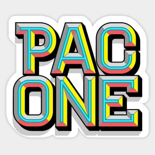 PAC ONE Bev Sticker